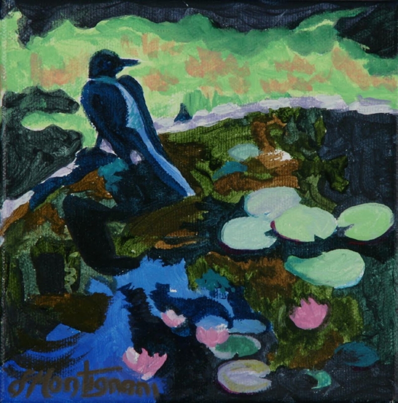 Mayfield Visitor by artist Linda Montignani